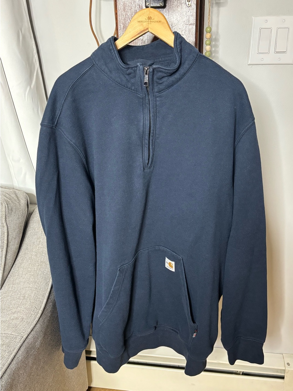 Carhartt Marquette 1/4-Zip Mock-Neck Sweatshirt
